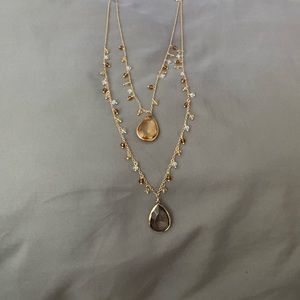 Double chain necklace